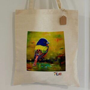 Canvas Tote Bags with my Artwork – Reusable Cotton Bags